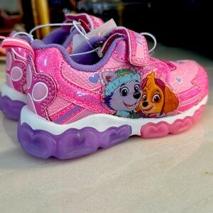 Paw Patrol light up shoes size 6